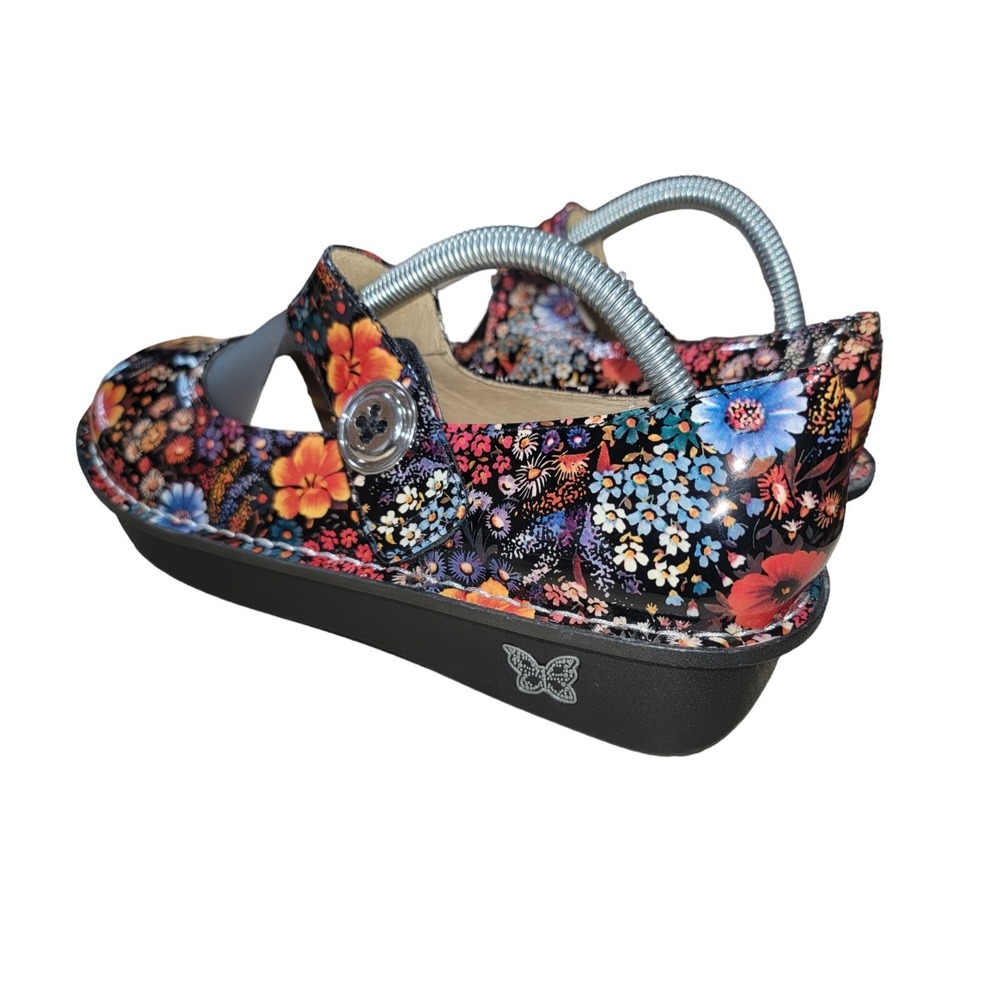 Alegria Paloma Midnight Garden Patent Leather Shoes Comfort Walking US 11.5 -12 - Picture 3 of 12
